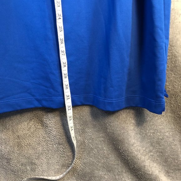 Nike Polo Shirt Men's XL Blue Embroidered Basketball Logo Comfort CI4470-480 - Picture 8 of 12